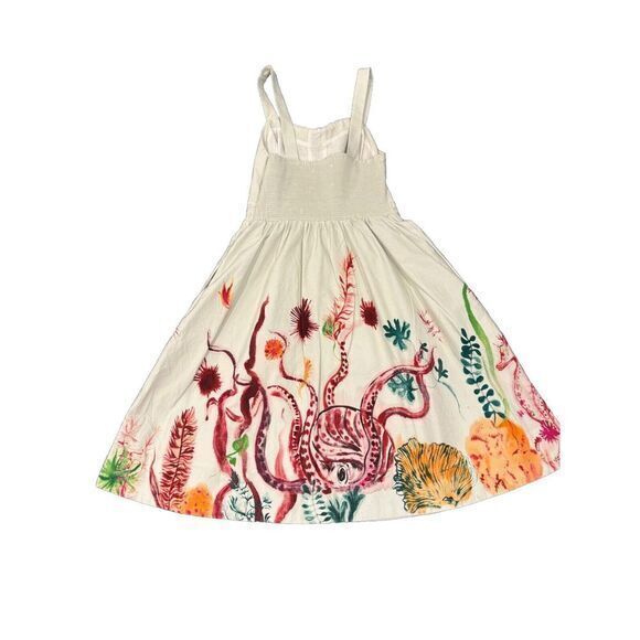 Anthropologie Nathalie Lete Paris Marine Mural Dress‎ Sz 8 (runs small) - Picture 2 of 5